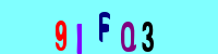 Blue Captcha Image
