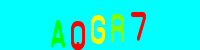 Blue Captcha Image