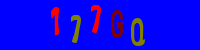 Blue Captcha Image