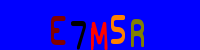 Blue Captcha Image