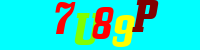 Blue Captcha Image