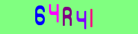 Blue Captcha Image