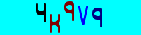 Blue Captcha Image