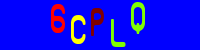 Blue Captcha Image
