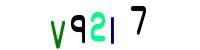 Blue Captcha Image