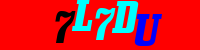 Blue Captcha Image