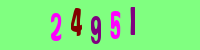 Blue Captcha Image