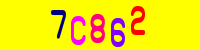 Blue Captcha Image