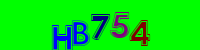 Blue Captcha Image