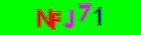 Blue Captcha Image