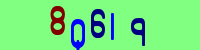 Blue Captcha Image