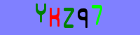 Blue Captcha Image