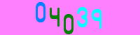 Blue Captcha Image