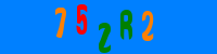 Blue Captcha Image