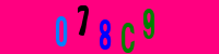 Blue Captcha Image
