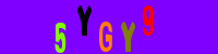 Blue Captcha Image