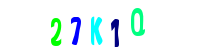 Blue Captcha Image