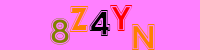 Blue Captcha Image