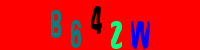 Blue Captcha Image