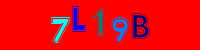 Blue Captcha Image