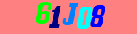 Blue Captcha Image
