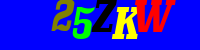Blue Captcha Image