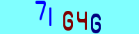 Blue Captcha Image