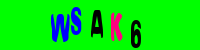 Blue Captcha Image