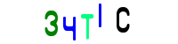 Blue Captcha Image