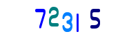 Blue Captcha Image