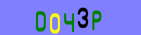 Blue Captcha Image