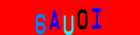 Blue Captcha Image
