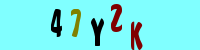 Blue Captcha Image