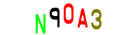 Blue Captcha Image