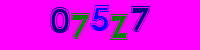 Blue Captcha Image