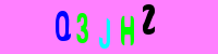 Blue Captcha Image