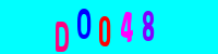 Blue Captcha Image