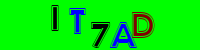 Blue Captcha Image