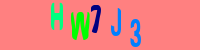Blue Captcha Image