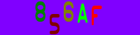 Blue Captcha Image