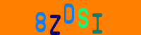 Blue Captcha Image