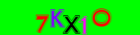 Blue Captcha Image