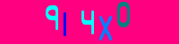 Blue Captcha Image