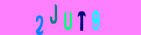 Blue Captcha Image