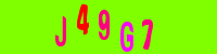 Blue Captcha Image