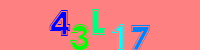 Blue Captcha Image