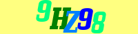 Blue Captcha Image