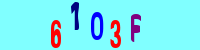 Blue Captcha Image