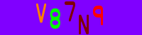 Blue Captcha Image