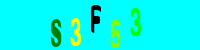 Blue Captcha Image